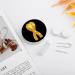 Buy Cancer Awareness Ribbon Contact Lens Case - Portable & Cute Travel Kit with Mirror - Buy Online on GoSupps.com