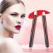 3PCS Lip Brush Set with Tubes | Multi-purpose Lip & Eye Makeup Brushes | Brown Brushed Applicator Tool Kit - Buy Online on GoSupps.com