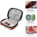 Buy Pfrewn 7 Day Pill Organizer Case - Vintage Bouquet Wildflowers & Butterflies Travel Pill Box | Portable Weekly Vitamin & Medicine Holder - Buy Online on GoSupps.com
