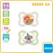MAM Air Pacifiers Set of 2 | Silicone SkinSoft | 2-6 Months | Includes Pacifier Holder | Neutral Colors | International Shipping - Buy Online on GoSupps.com