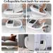 Bleoty Collapsible Foot Spa for Women with Heat, Massage, and Ozone Sterilization - Grey - Buy Online on GoSupps.com
