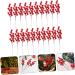 ABOOFAN 50 Pcs Artificial Berry Cuttings Artificial Berry Stems Pick Christmas Tree Decoration Ornaments Christmas Red Berries Branches Artificial Berry Branches Red Fruit Foam Fork - Buy Online on GoSupps.com