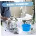 3pcs Melting Wax Bowl Set - Silica Gel with Metal Liner - 12x12cm - Blue | International Shipping - Buy Online on GoSupps.com