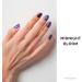 NAILOG Semi Cured Gel Nail Strips 34 pcs Salon-Quality Gel Nail Stickers Long Lasting Nail Wraps for Women with Soft Gel Finish Vintage Print & Silver Glitter (Midnight Bloom) - Buy Online on GoSupps.com