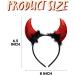 Spooktacular Creations Halloween Devil Horns Headband Demon Horns Headwear Red Devil Horns Red Devil Costume Accessories for Kids Women Men Halloween Costume Cosplay Party Halloween Party Favors - Buy Online on GoSupps.com