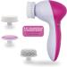 Automatic Face Brush & Electric Facial Scrubber Waterproof Silicone Exfoliator Tool for Deep Cleansing | Remove Blackheads & Dead Skin Complete Spa Experience with 4 Heads - Buy Online on GoSupps.com