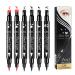Pen Eye Liner Stencil - Liquid Pencil Eye Liners Stamp Double-Headed Eye Liner Pen Waterproof Liquid Liner Eye Makeup Stencil Smudge Proof Eyeliners