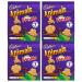 Chocolate Biscuit Bundle with Mini Animal Biscuits 7 Pack With Freddo 140g (4 Pack)