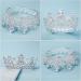 FRCOLOR Rhinestone Crystal Crown Tiara - Elegant Bridal Hair Accessories for Weddings Pageants Birthdays & Proms (Silver) - Buy Online on GoSupps.com