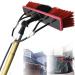 Window Cleaning Telescopic Pole Water Fed Extendable Brush for Cleaner Conservatory Roof Photovoltaic Panel Cleaning/Window Clean (Color : 9m/30ft) (7.2m/24ft)