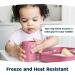 Tiny Twinkle Training Cup 2 Pack - Silicone Cups for Baby Led Weaning - Soft Open Cup for Independent Drinking (Pink Burgundy) - Buy Online on GoSupps.com