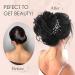 Light Pink Messy Hair Bun Scrunchie Extension - Curly Wavy Chignon Updo Hairpiece for Women - Buy Online on GoSupps.com