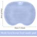 Mecctuck Foot Massage Device & Back Scrubber - Non-Slip Silicone Massage Pad for Relaxation & Shower Use - Soothing Blue - Buy Online on GoSupps.com