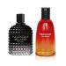 2PCS Valentine Milano/FireNight Eau De Toilette for Men-Fresh Romantic Scent Perfume for Men 3.4 Fl Oz Each Mens Cologne For All Skin Daily Used MilanoMen/FireNight
