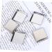 FOMIYES 120 Pcs Square Magnets Metal Pans for Eyeshadow Watercolor Plate Set Plate Tinplate Mx2pcs As Shownx2pcs - Buy Online on GoSupps.com