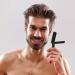 Lurrose Ergonomic Beard Razor & Mustache Trimmer - Stainless Steel Eyebrow Clipper for Precision Grooming | International Shipping Available - Buy Online on GoSupps.com