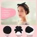 Shop Heatless Curlers: 60 Extra-Long Winders for Overnight Curls - Ideal for Medium to Long Hair (Black) - Buy Online on GoSupps.com