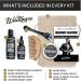 Beard Growth Kit for Men - Titanium Microneedle Roller, Natural Oil, Balm, Wooden Comb, Complete Grooming Set for Hair Growth - Travel-Friendly Gift - Buy Online on GoSupps.com