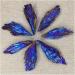 Natural Black Tourmaline Rough Stone Electroplated Blue Crystal Minerals Beautiful Full of Texture Randomly send 1 Piece - Buy Online on GoSupps.com