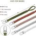 Pacifier Clip for Boys and Girls Binky Holder Pacifier Holder Leash Smoother Clip 100% Handmade Braided Fits All Pacifiers -Modern Unisex Baby Birthdays Gift(5 Pack) 5 Packs - Buy Online on GoSupps.com