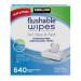 Kirkland Signature Premoistened Flushable Wipes Fragrance Free 640 - Count