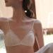 LoRier Women s Lace Bralette - Floral Adjustable Thin Strap V-Neck Wireless Triangle 75A White - International Shipping Available - Buy Online on GoSupps.com