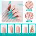 5 in 1 Clear Builder Gel in a Bottle for Nail Extensions & Repair - 15ML with 20pcs Nail Forms - Buy Online on GoSupps.com