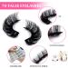 7D15 False Eyelashes Russian Strip Lashes - 10 Pairs Reusable Faux Mink - Natural Look, Fluffy Volume, Wispy Fake Eyelashes - Handmade Thick Soft Long Dramatic Makeup Enhancer - Buy Online on GoSupps.com