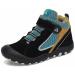Mishansha hiking shoes boys trekking shoes girls non-slip outdoor children hiking boots 24-38 32 EU black A