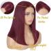 Buy 99J Bob Straight Glueless Wig - Pre Cut Lace Natural Hairline 180% Density | Beginner Friendly Human Hair for Black Women - 14 Inch - Buy Online on GoSupps.com