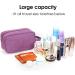 Women's Travel Toiletry Wash Bag - Purple Makeup Organizer for Toiletries & Cosmetics - Buy Online on GoSupps.com