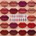 LSxia 18 Colors Capsule Pills Lipstick Set - Long Lasting Matte Lipsticks for Women - Cute Dark Red Lipsticks - Buy Online on GoSupps.com