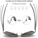 Joopin Polarised Sunglasses Al-Mg Metal Frame Double Bridge Aviation Sunglasses | UV Protection for Men & Women - A06 Gun Frame Blue Mirrored Lens - Buy Online on GoSupps.com