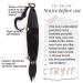 HAIRCUBE Long Braided Ponytail Extension | Wrap Around Hair Extensions | Synthetic Hair Piece for Women | 32 Inch 150g | Black Brown - Buy Online on GoSupps.com