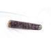 Jet Energized Amethyst Orgone Rounded End Smooth Massage Wand Gemstone Stick Energetic Copper Chokurei Reiki Holy Chembuster Cloudbuster Orgonite Antenna Pious Auspicious Sacred Geometry