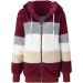 Hanxiulin Oversized Plush Jacket for Women | Warm Lined Hooded Sweater | XXL Windproof Winter Coat in Elegant Wine Color - Buy Online on GoSupps.com