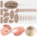 Moleskin for Feet 168 Pack (12 Sheet) Flannel Adhesive Moleskin for Blisters Moleskin Pads Moleskin Patches for Shoes Heel Feet and Blister Travel Essentials for Women