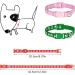 Heyu-Lotus 12-Pack Puppy Collars Paw Print Puppy Whelping Collars Quick Release Buckle Adjustable Leash Pet Safety Collars for Puppies and Cats (M) - Buy Online on GoSupps.com