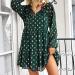 Naroote Womens Fashion Dress V-Neck Breathable Drawstring Travel Dress for Business Women Small Dark Green - Buy Online on GoSupps.com
