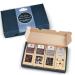 Gift set "Men's evening - Best of Chocolate" with chocolate and noble nuts |4 Premium snacks in the gift box |Gift for man friend father brother grandpa |Wellnut Premium Premium Best of Chocolate 4 snacks in the gift box