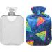 Shop Naanle 2L Abstract Rainbow Watermelon Hot Water Bottle - Pain Relief & Heat Therapy for Bed Hand & Foot - Buy Online on GoSupps.com
