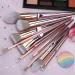 10 different brush head shapes suitable for free powder blush face foundation glare smudging eyeshadow etc. face makeup! Very fine synthetic fiber hair! Lightweight and comfortable professional. - Buy Online on GoSupps.com