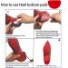Red Non-Slip Shoe Pads for Christian Louboutin High Heels | Adhesive Sole Protectors | 6 Pairs - Buy Online on GoSupps.com