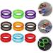 Shop PopetPop Silicone Scissor Finger Rings - 9pcs Colorful Inserts for Precision Cutting | Ideal for Animal Grooming & Crafting - Buy Online on GoSupps.com