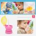Spill Proof Water Bottle Straw Cap Portable SodaWater Bottle Twist Cover Cap with Straw for Children Adults - Buy Online on GoSupps.com