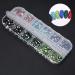 12 Grids Nail Art Rhinestones DIY Nail Decoration Glitter Beads Manicure Tool with Fashionable Design Safe Material for Nails (Rhinestone 6#) - Buy Online on GoSupps.com