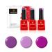 Bluesky Gel Nail Polish Set Purple Pinks Terra Rosa Dc080 Purple Pink A109 Purple Kingdom Dc089 3 x 5 ml (Requires Curing Under UV or LED Lamp) Purple Pinks 15 ml (Pack of 1)