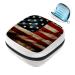 GIAPB Sanitary Napkin Storage Bag Period Bag Tampon Bag Makeup Bag Pad Pouch Vintage American Flag Pattern Color3679