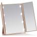 Miss Sweet Tri-fold Compact Mirror - 6inch Travel Mirror (Gold) - Buy Online on GoSupps.com