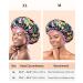 Mikimini Waterproof Shower Hood for Women & Girls - 2 Pack Rainforest Floral with Pink Lace - Reusable Medium Size - Buy Online on GoSupps.com